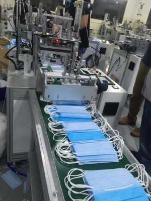 全自动一拖一平面口罩机 一次性口罩生产线 NJ 图片 1