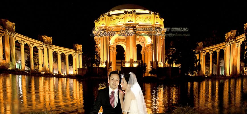 旧金山三藩市湾区婚纱照婚礼拍摄旧金山市政厅斯坦福教堂婚礼拍摄 婚礼专业摄像微电影制作 图片 2