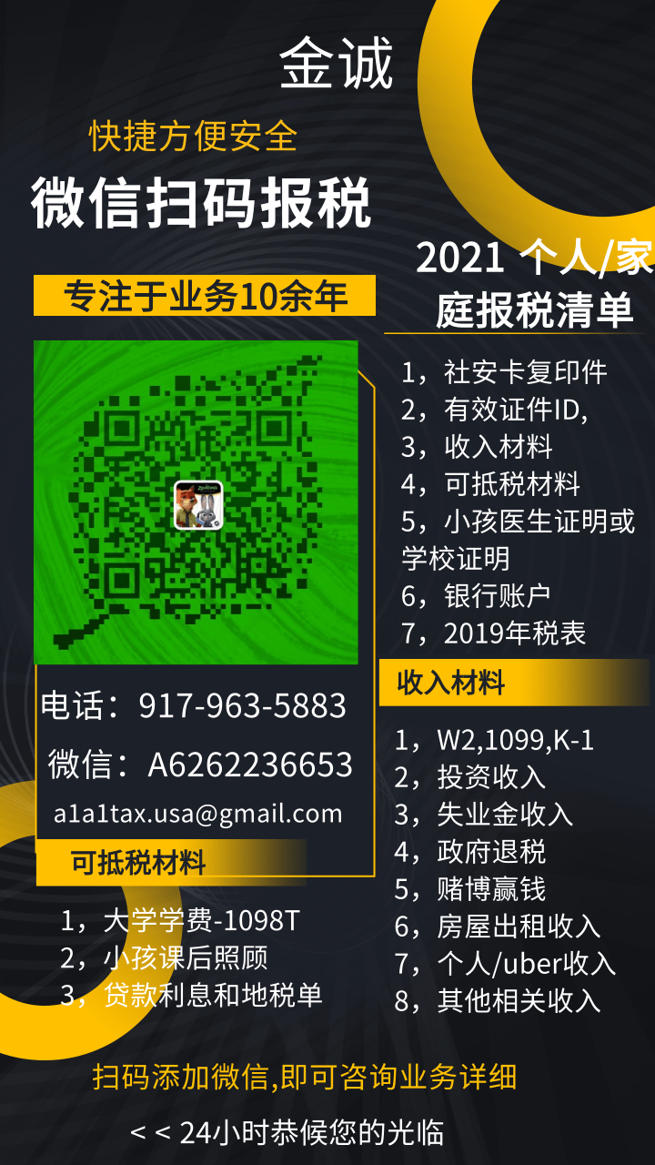 南卡报税,会计电话:917-963-5883 图片 2