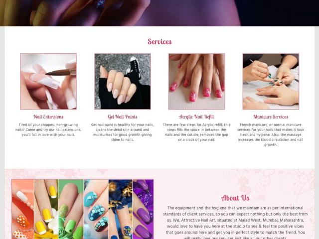 美国纽约指甲美容店美甲nailsalon沙龙网站建站推广518-956-5673 [美甲店指甲店网站