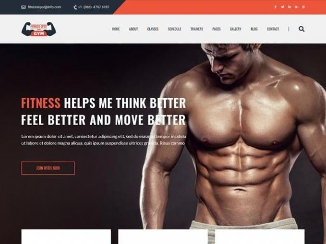 美国健身房gym 网站设计网页制作网站建设518-956-5673