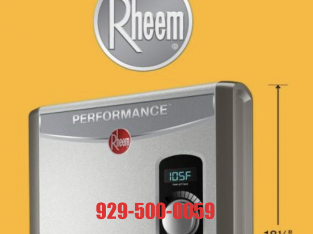 929-500-0059美国Rheem RTEX-18 240V Electric Residential Tankless Water Heater家用tankless 即热式热水炉安装1300