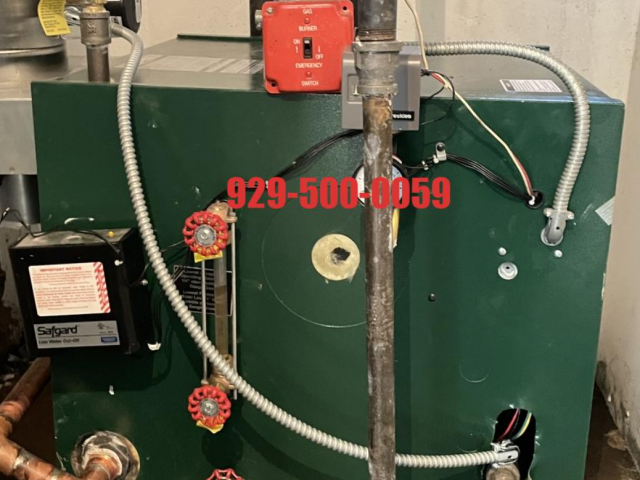 美国纽约williamson steam boiler 蒸汽暖气炉布鲁克林拆旧换新929-500-0059