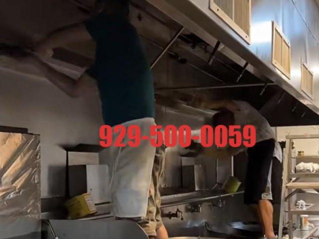 纽约蓝天上门维修团队–餐馆清洗炉头服务929-500-0059