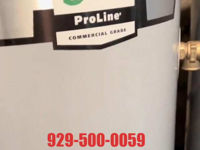 蓝天冷暖家装维修团队- AO SMITH PROline 热水炉漏水修复929-500-0059