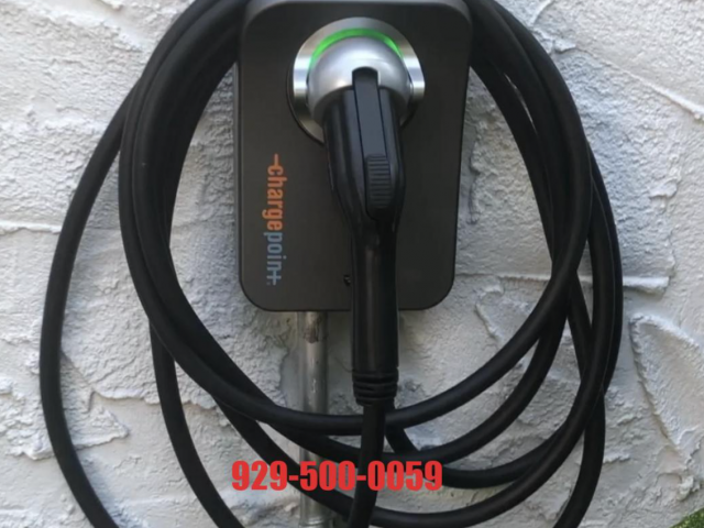 纽约蓝天冷暖维修团队-专业长岛新泽西曼哈顿布鲁克林法拉盛chargepint 充电桩安装929-500-0059