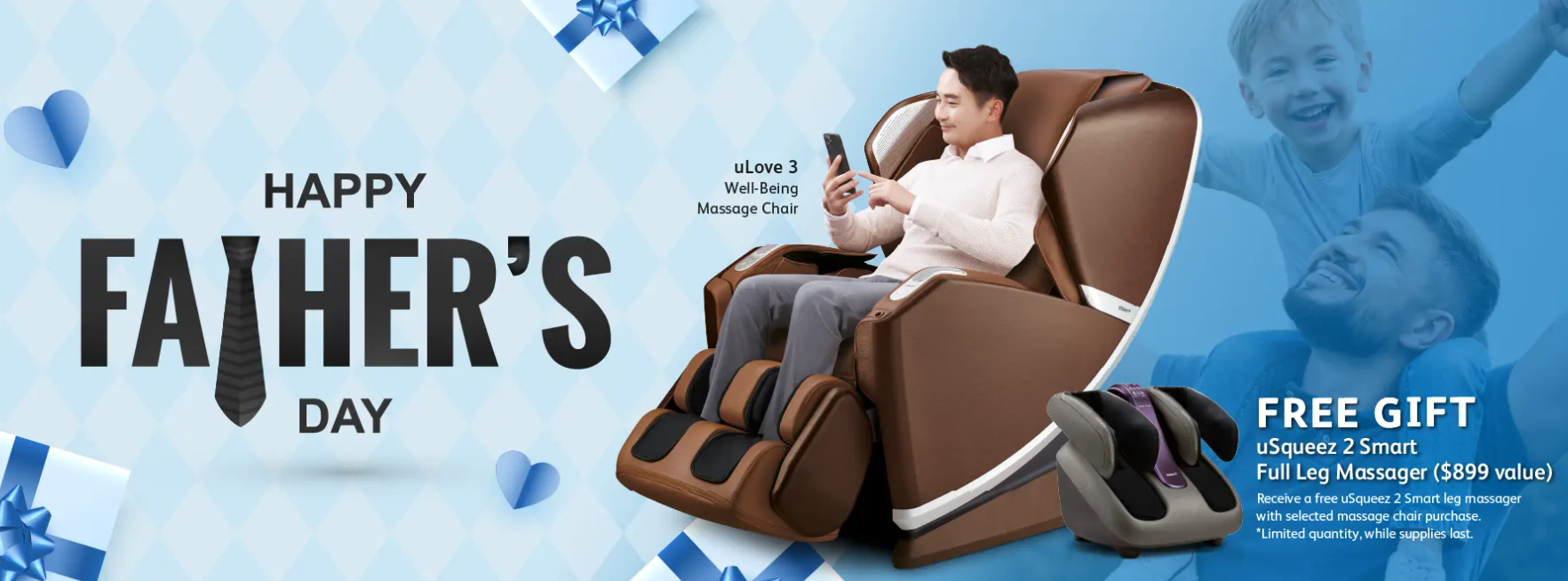 The best gift for Father's Day, OSIM Massage Chair is on sale!!! [Massage Chair]