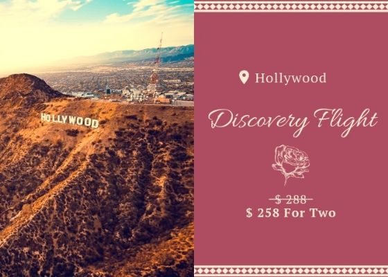Special Chinese Valentine's Day flight experience in Los Angeles for two people as low as 109 [Flight Sightseeing]
