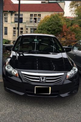 2011 Honda Accord LX Black 2.4L 4cyl Reverse Image GPS photo 1