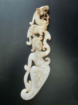 Auction price of ancient jade from Han Dynasty photo 3