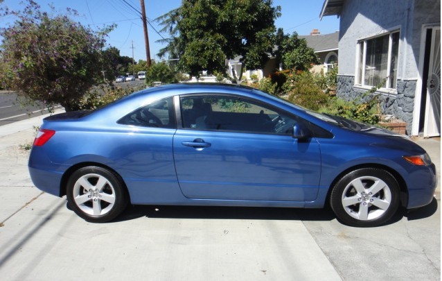 2006 Honda Civic 2D Coupe EX 2-door blue photo 7