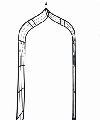 全新欧式铁艺花园拱门 Metal Decorative Stabilizing Garden Wedding Arch 图片 5