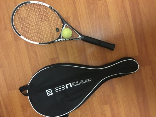 EUC Wilson Ncode N6 Head Size 95 Sq In Tennis Racquet 4 12 Grip 16x18 25 sunnyvale photo 1