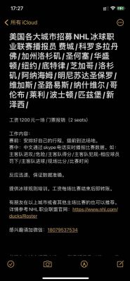 美国各大城市NHL冰球联赛招募现场播报
