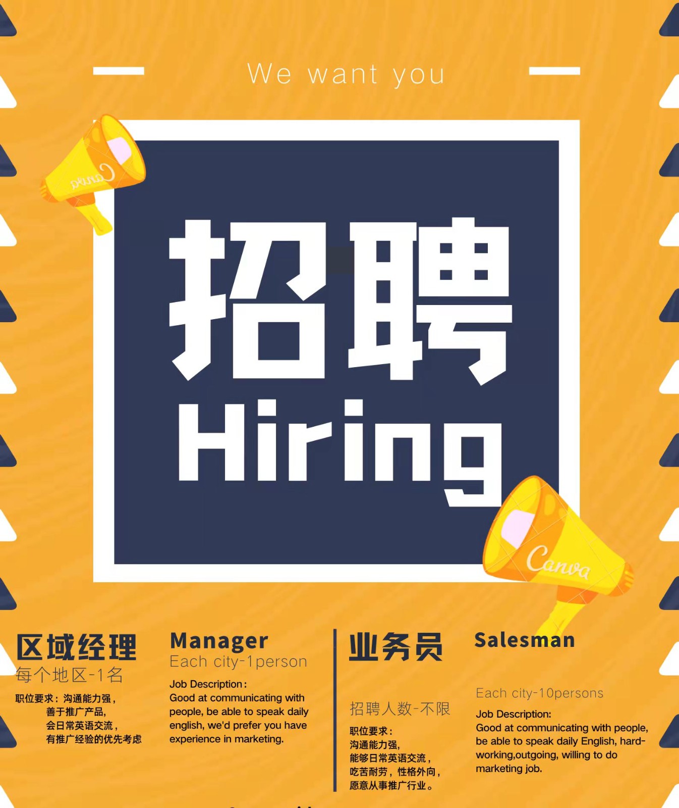 Recruiting market development specialists (full-time and part-time available)