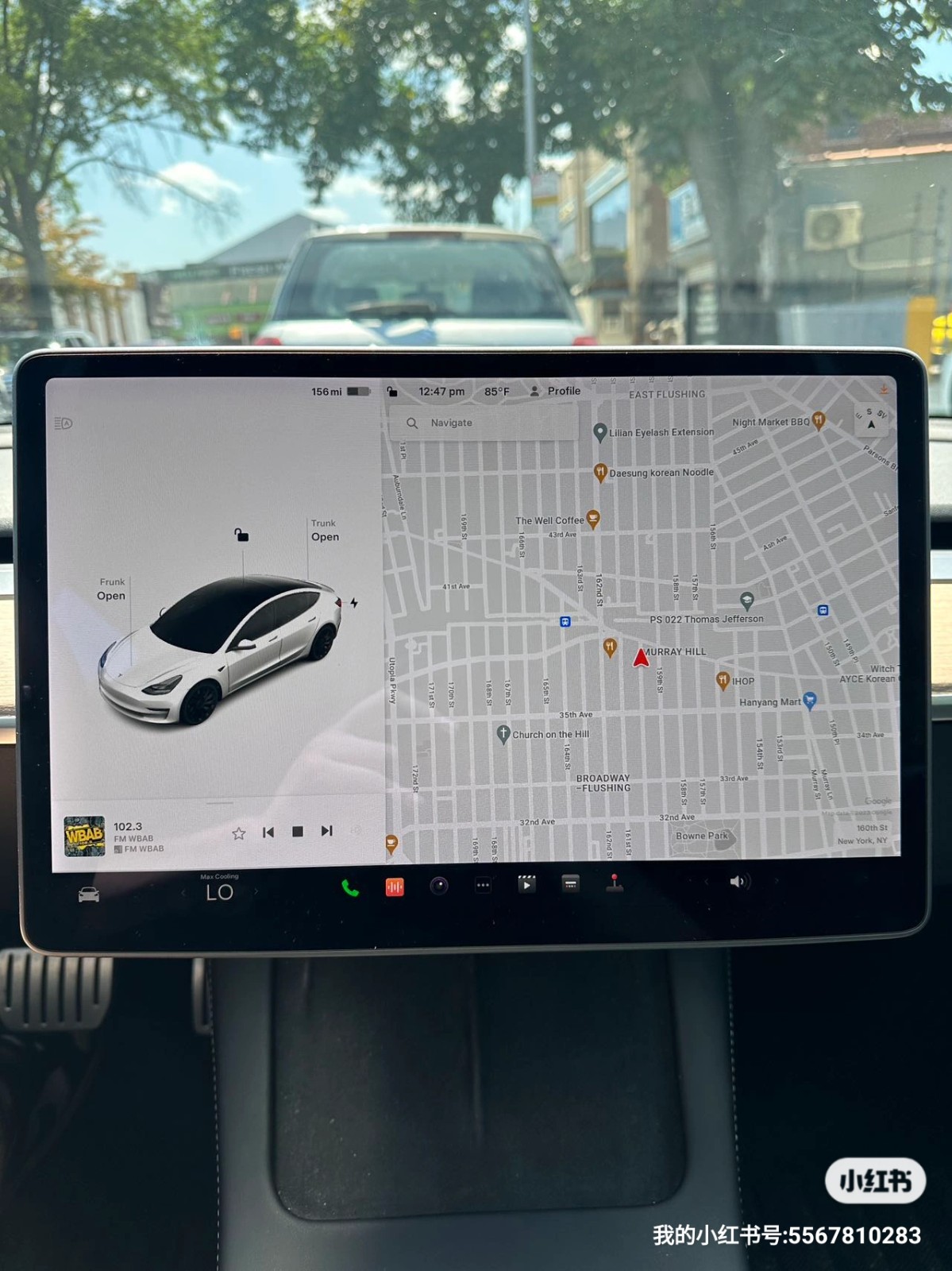 纽约车二手2022特斯拉Tesla Model3高性能 纯电动0.8w迈 图片 5