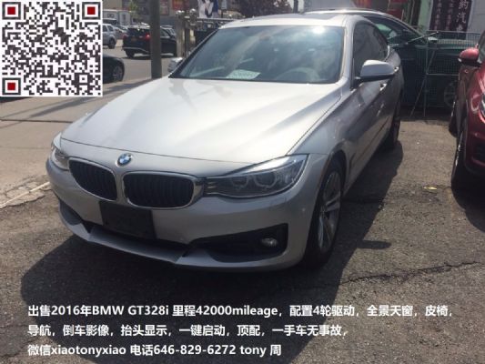 2016 BMW GT 328i XDRIVE top trim for sale photo 3