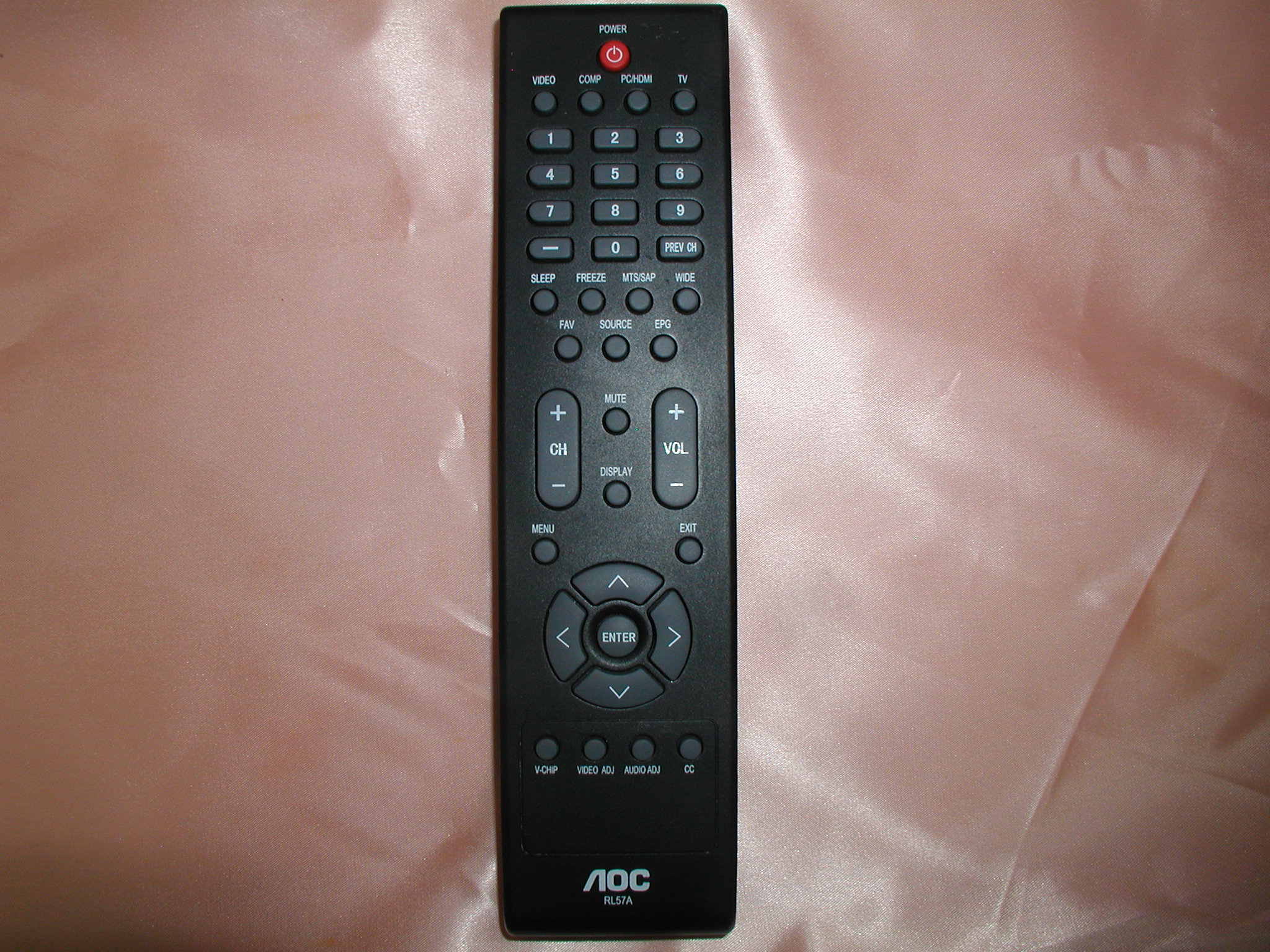 二手遥控器 AOC RL57A 图片 1