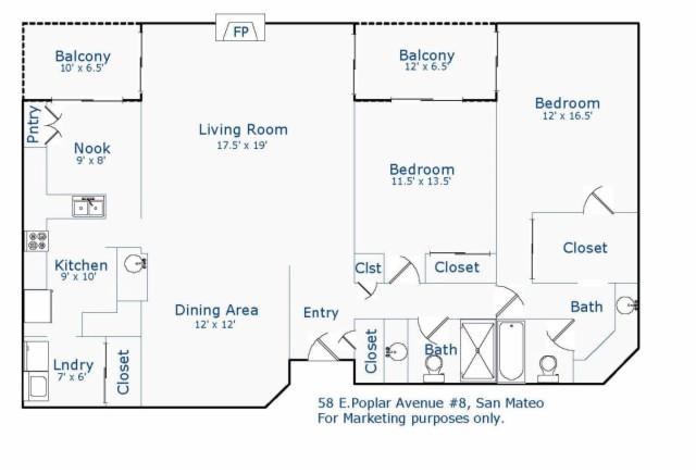 [NEW Listing] 58 E POPLAR AVE 8, SAN MATEO, CA 94401
