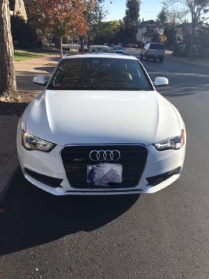 2013 Audi A5 two-door coupe brown interior