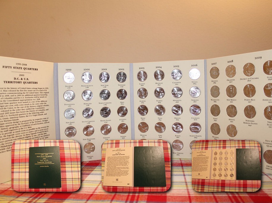 For sale is a brand new (uncirculated) set of 50 U.S. state quarters and 6 new 2009 quarters. photo 3