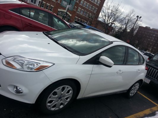 Graduation car sales 2012 white Focus hatchback photo 6