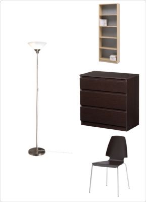IKEA furniture is on sale at low prices, as low as $5. All furniture is 90% new and less than 1 year old.