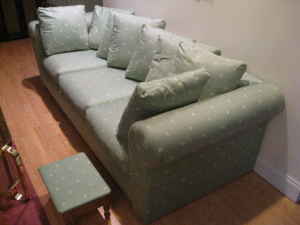 Custom silk sofa