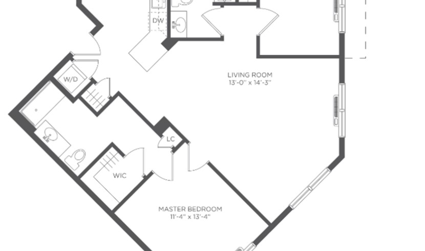 2b2b apartment living room sublet near New Brunswick, New Jersey photo 4