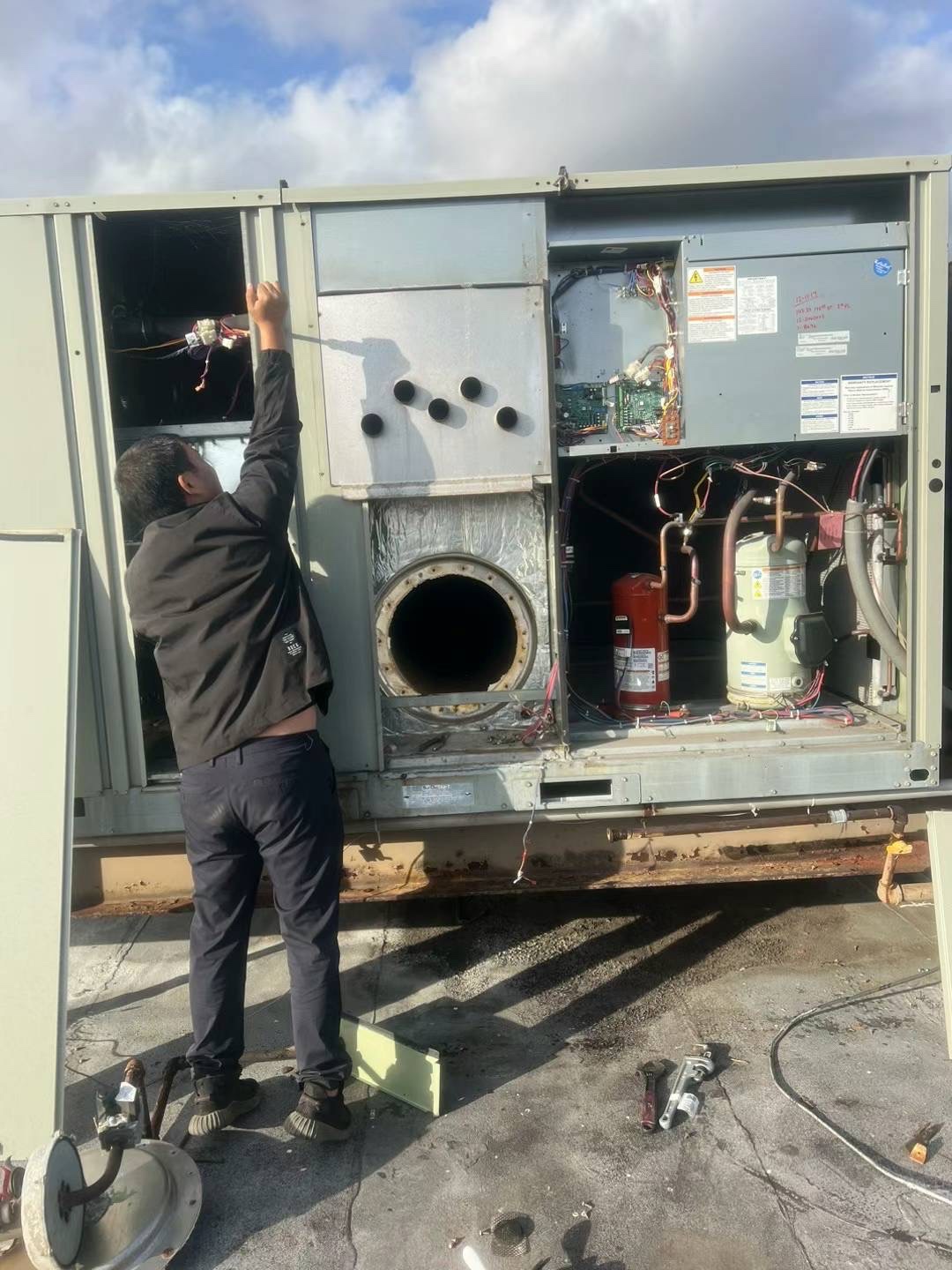 👍惠达冷暖 专业安装维修中央冷暖空调