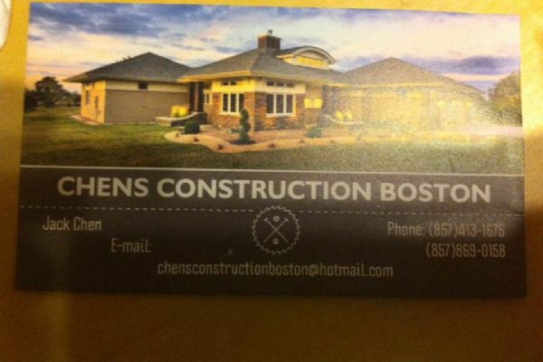 陈氏建筑chens construction Boston 波士顿装修公司-装修师傅