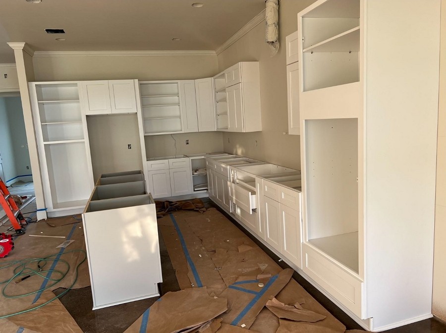 扬州装修承接大華府房屋装修 - 廚房卫浴，磁磚地板，包工包點！免費估價！ 大華府装修