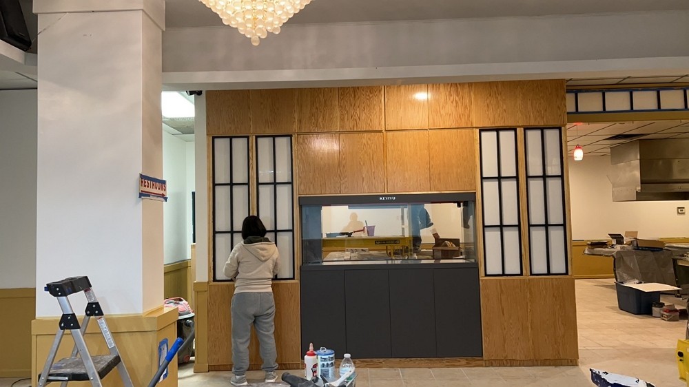 专业新泽西恩典装修公司，精细木工，现场制作橱柜，厨浴装修，大理石瓷砖地板，多工种齐全