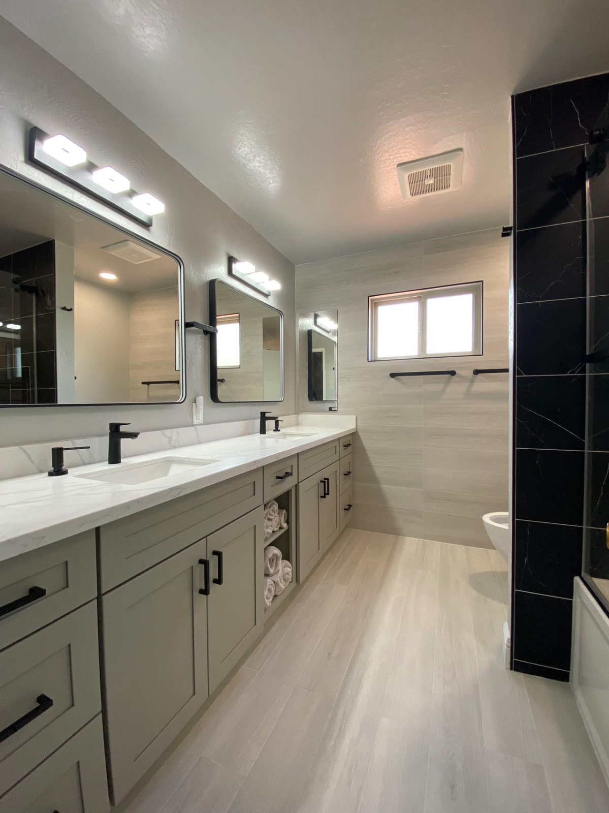 銘翔建筑 旧金山南湾装修师傅 专业地板 厨卫翻新 室内外油漆 换门换窗（用心对待每一位客人）