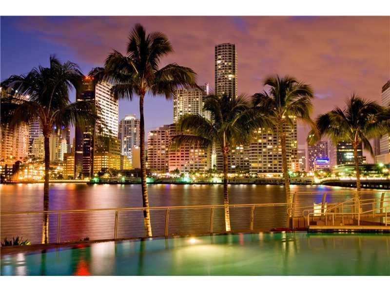 Brickell Key in Miami, Florida