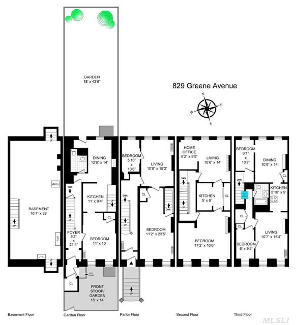 Upscale 4 story Brownstone in Bedford-Stuyvesant