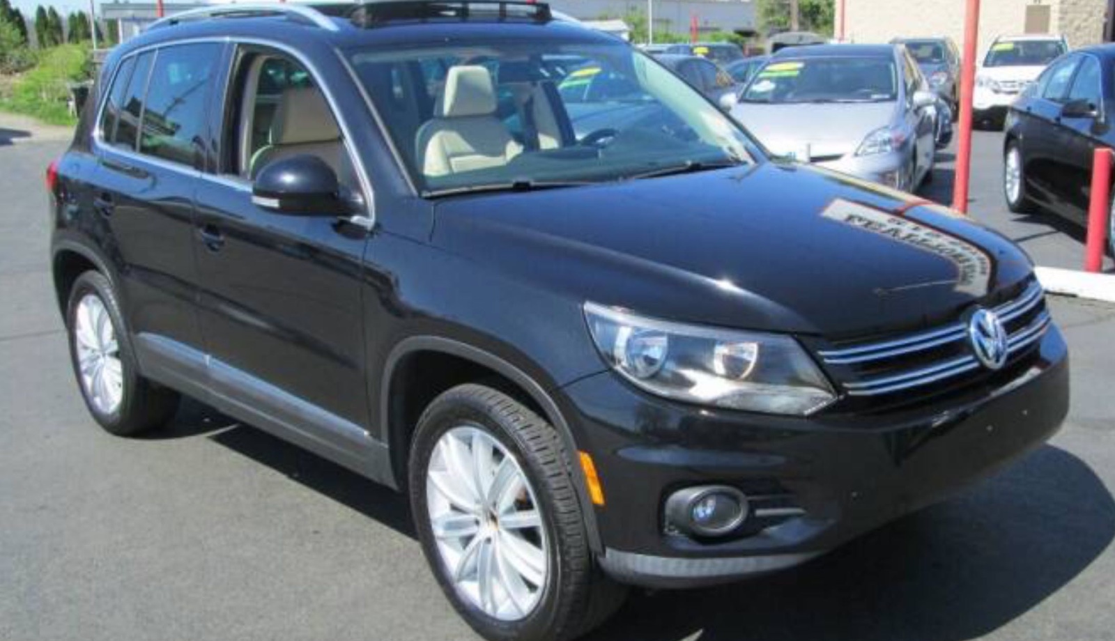 2012 Volkswagen Tiguan SE AWD 大众途观SUV 售价13995
