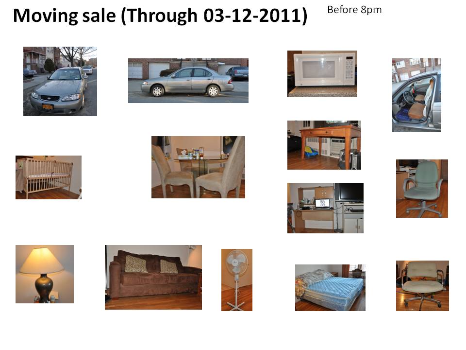 回国 急甩全部家具、用品，自定价格，帮我搬家