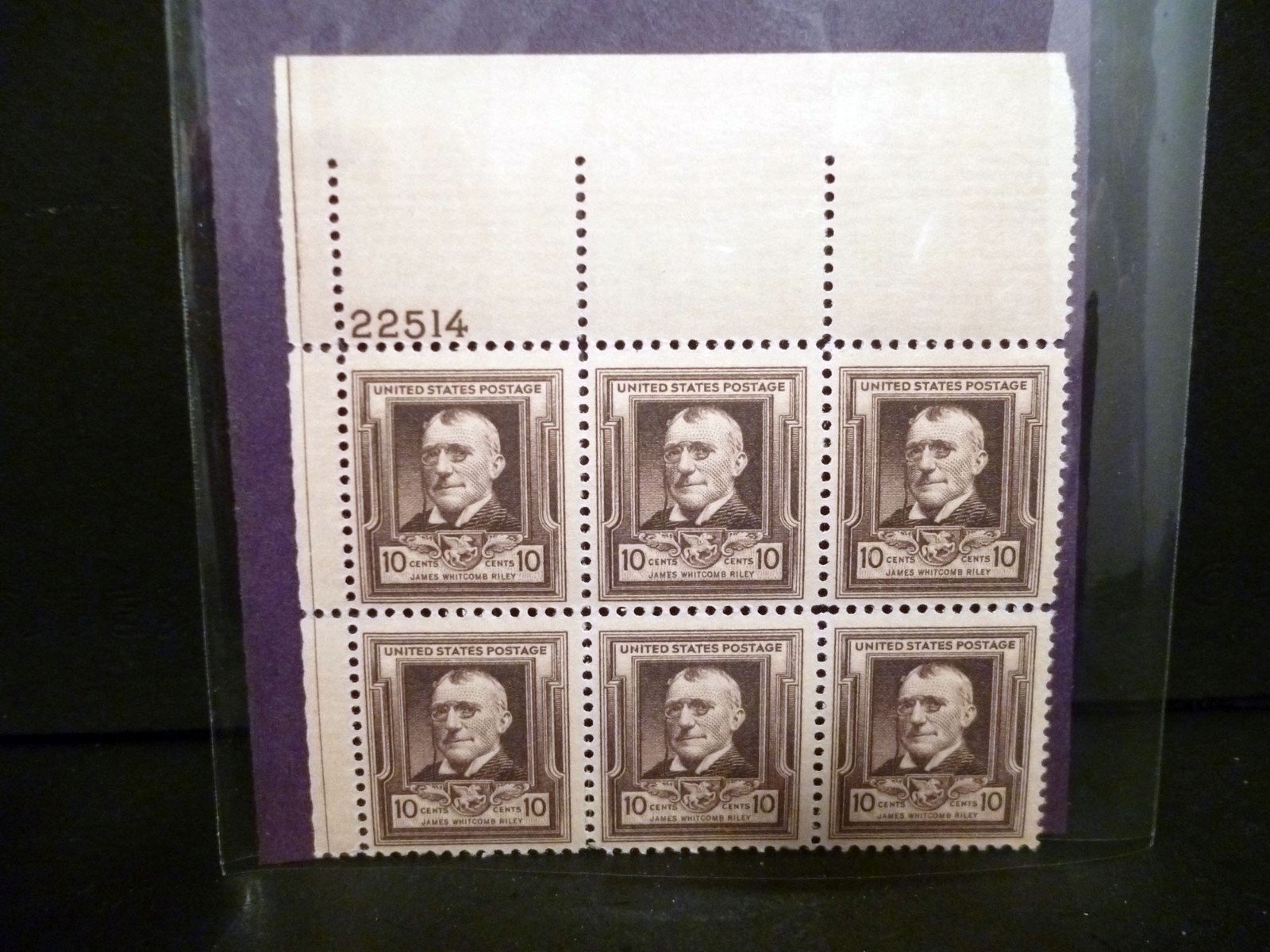 美国 6 版 连票 SC# 868 1940 年邮票 [邮票]