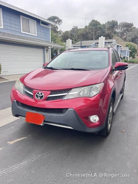 个人出售一台2015 TOYOTA RAV4 XLE