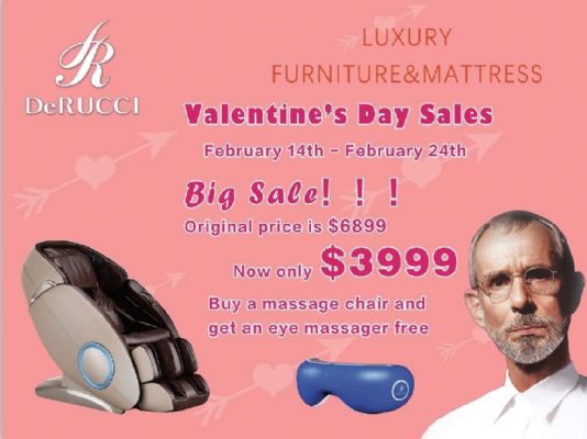 情人节活动还在火热进行中 [按摩椅]