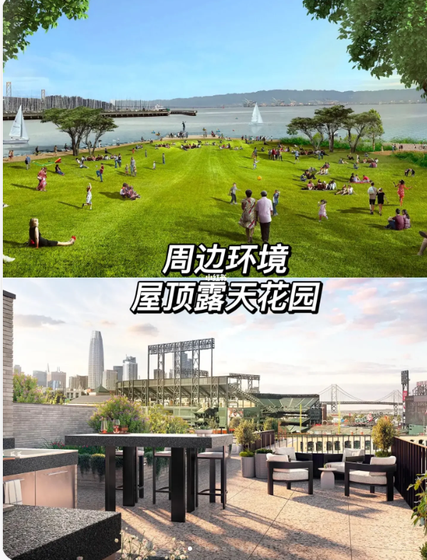 旧金山新楼开盘免中介费，6-8月起租，近AAU