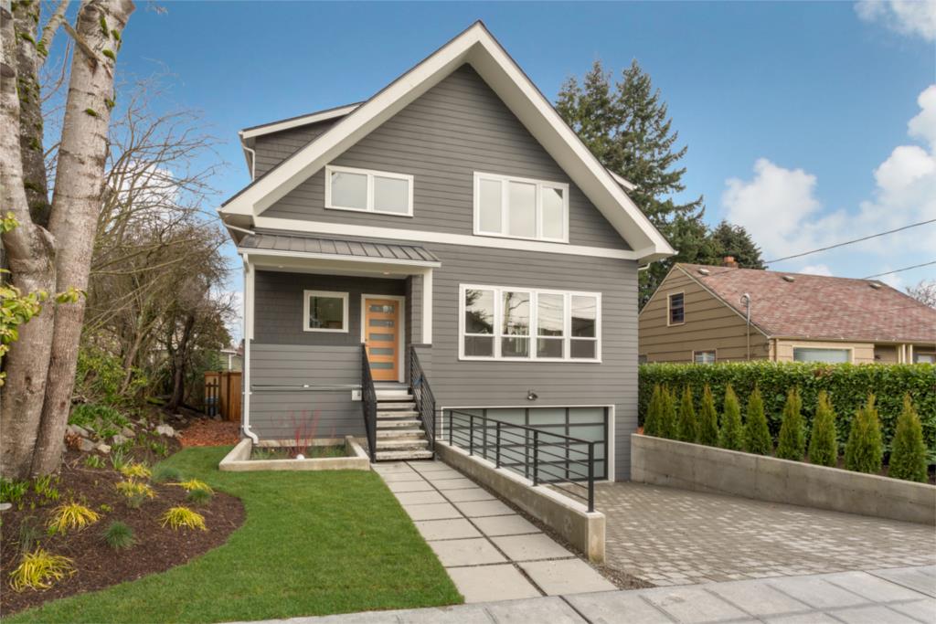 Newly built home with modern design