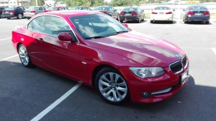 Private sale BMW red hardtop convertible